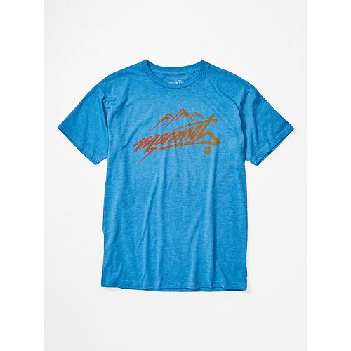 Marmot Rad T-Shirts For Mens Blue ZGD904263